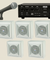 Ahuja Audio Kit of Amplifier DPA 370 , AUD-70XLR With Five WS-661T WALL SPEAKERS