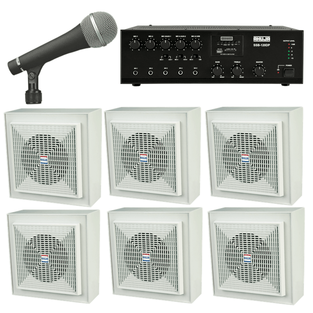 ahuja-audio-kit-of-amplifier-ssb-120-aud-70xlr-with-six-ws-661t-wall-speakers