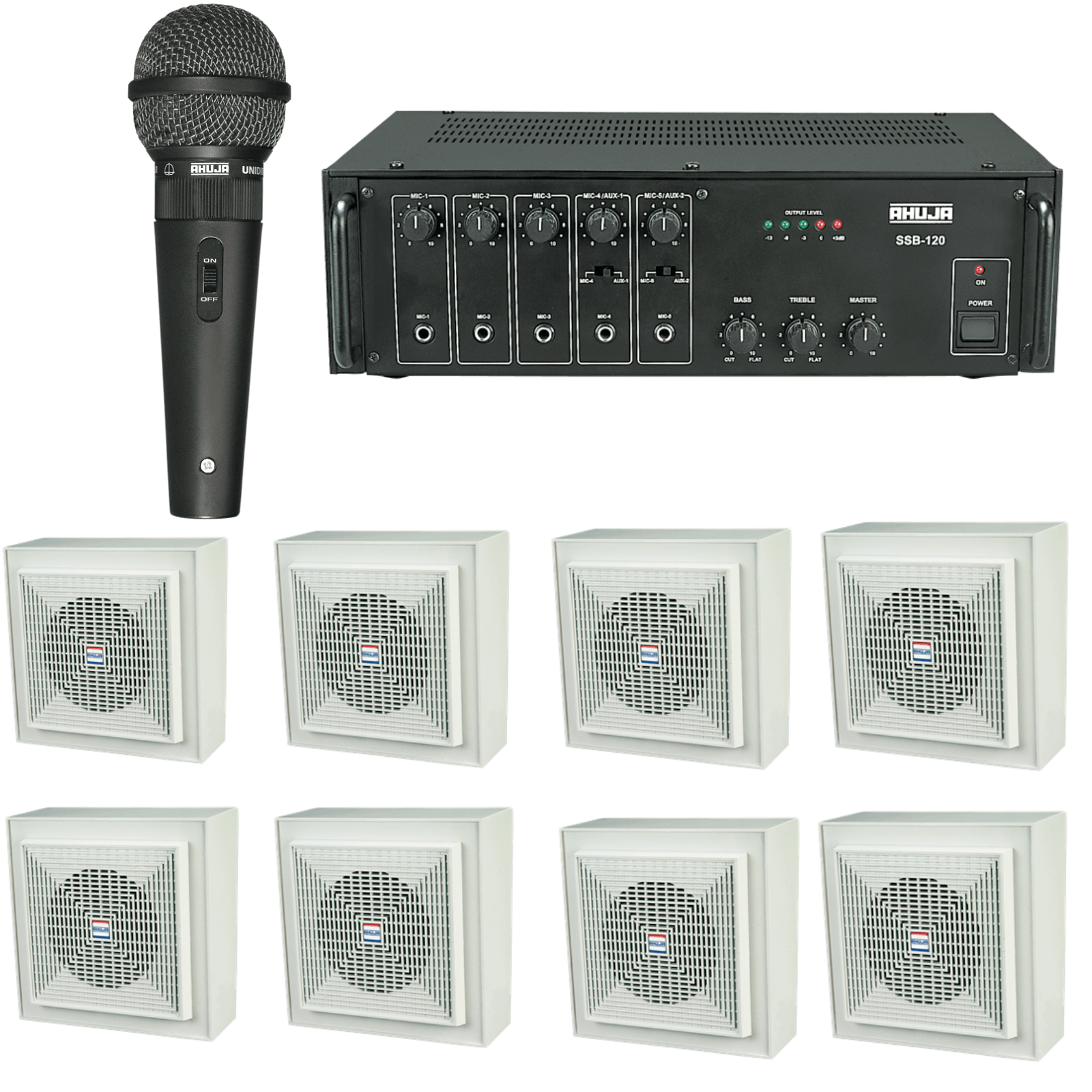 Buy Ahuja Audio Kit of Amplifier SSB 120 AUD 59XLR With Eight WS