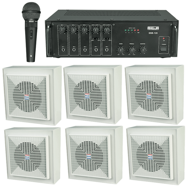 ahuja-audio-kit-of-amplifier-ssb-120-aud-59xlr-with-six-ws-661t-wall-speakers
