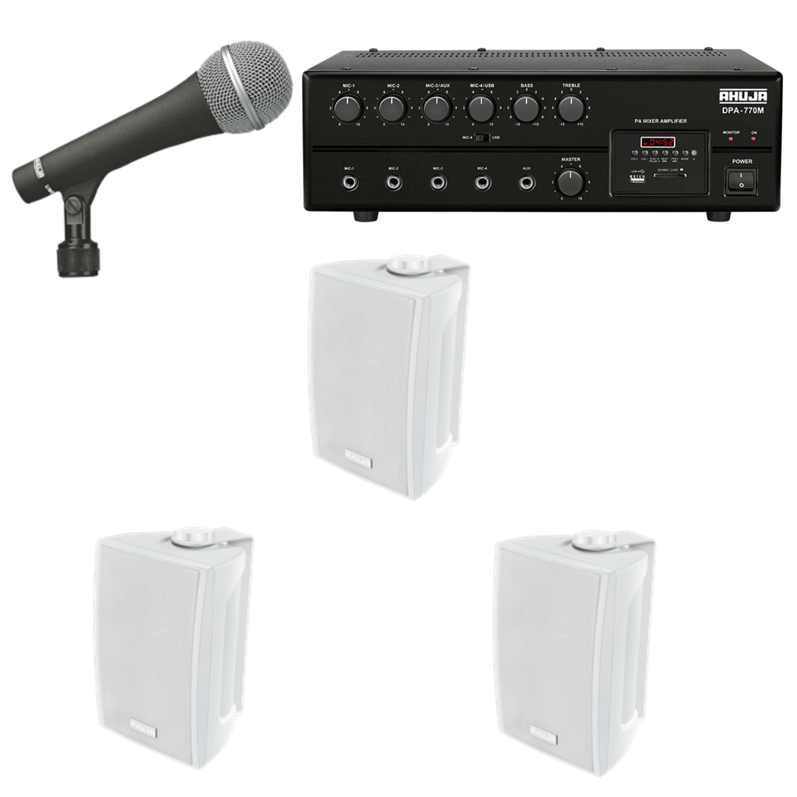 Ahuja mic set with speakers 2025