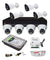 CP Plus 2.4MP 4 Pcs Dome & 4 Pcs Bullet Camera, 8 Channel DVR with Usewell Accessories, 2.4GPC-4B4D-1TB