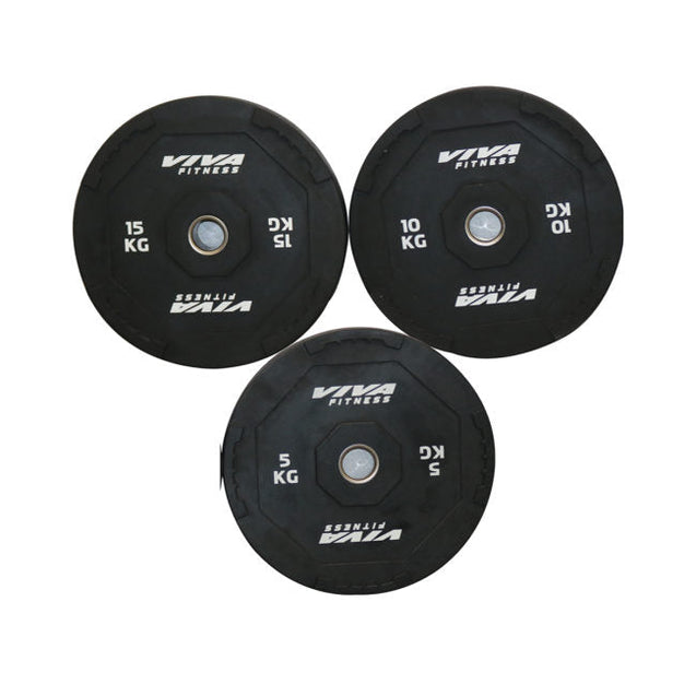BLACK BUMPER PLATES (Pack of ten)