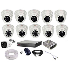 CP PLUS 2.4MP 10 Pcs Dome & 1 Pcs Bullet with 16 Channel DVR Kit