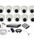 CP PLUS 2.4MP 10 Pcs Dome & 1 Pcs Bullet with 16 Channel DVR Kit