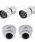 Godrej SeeThru 4 Channel Full HD CCTV Camera Kit without Hard Disk, 4MP4CH2D2B