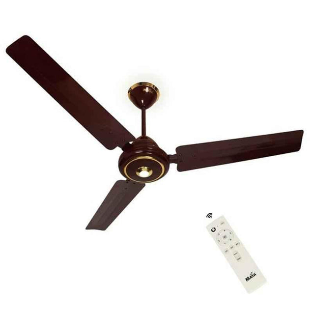 Maya Gabbar 1400mm Brown BLDC Ceiling Fan, 1400-GBR-BROWN