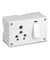 Cona Smyle 2251 Super 6/16A 3 in 1 Polycarbonate Switch Socket Combined Unit with Box (Pack of 10)