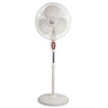 Khaitan Magma 115W Aluminium White 3 Blade Ultra High Speed Pedestal Fan, Sweep: 400 mm