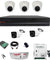 CP Plus 2.4MP 3 Dome & 2 Bullet White & Black Camera with 8 Channel DVR & Hard Disk Kit
