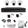 CP Plus 2.4MP 3 Dome & 2 Bullet White & Black Camera with 8 Channel DVR & Hard Disk Kit