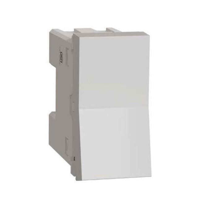 Schneider Electric Unica Pure 10A 1 Module Polar White Intermediate Switch, UNS10SW1M_WE (Pack of 10)