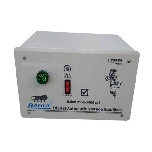 Rahul Boost 2000CD2 100-280V 2kVA Single Phase Digital Automatic Voltage Stabilizer