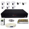 CP Plus 1MP 8 Channel Hd Dvr & Camera Combo Kit with 2 Bullet & 6 Dome Camera