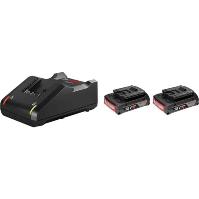 Bosch 2 x GBA 18V 2.0Ah + GAL 18V-40 Professional Cordless Battery & Charger Starter Set