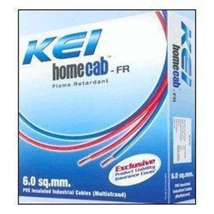KEI 1.5 Sqmm Single Core Homecab FR White Copper Unsheathed Flexible Cable, Length: 180 m