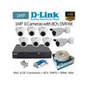 D-Link 8 Cameras 1MP with 8 Channel DVR Combo Kit
