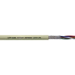 Lapp UNITRONIC Li2YCY 0.25 Sqmm Double Core Data transmission Cable with Twisted Shielded, 0031370, Length: 100 m