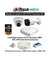 Dahua 2 Cameras 1MP with 4 Channel DVR Combo Kit