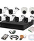 CP Plus 2.4MP White & Black 6 Pcs Outdoor, 2 Pcs Indoor Camera, 8 Channel DVR & Hard Disk Kit with All Accessories, 8CHDVR-6B-2D-20