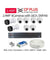 CP Plus 8 Cameras 2.4MP with 16 Channel DVR Combo Kit