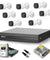 Dahua 8 Pcs 5MP Bullet CCTV Security Camera, 8 Channel XVR, SMPS, BNC, DC Connector & 1TB Surveillance Hard Disc Kit