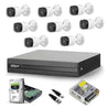 Dahua 8 Pcs 5MP Bullet CCTV Security Camera, 8 Channel XVR, SMPS, BNC, DC Connector & 1TB Surveillance Hard Disc Kit