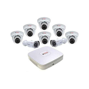 CP Plus Hdcvi 8 Channel Dvr & 8 Dome Cctv Camera Survillace System