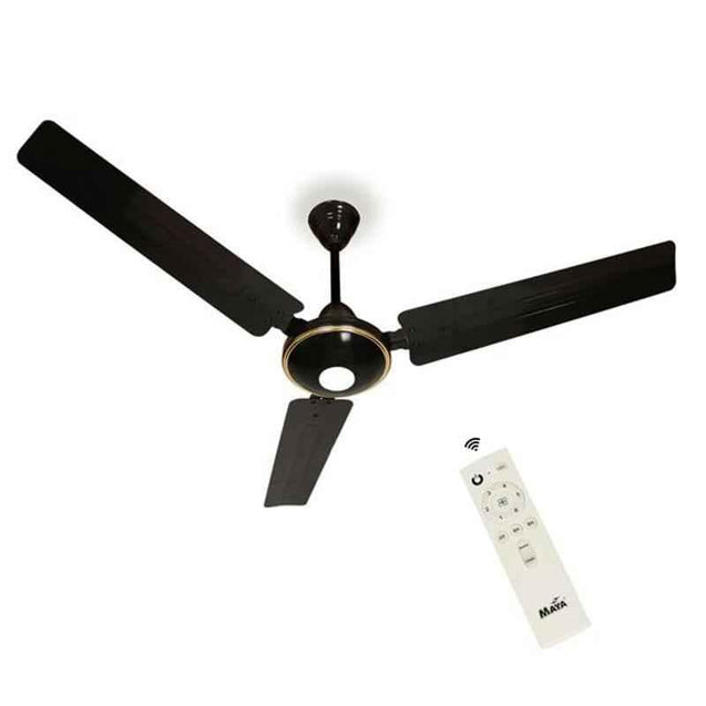 Maya Super Eco Tech 1200mm Black Decorative BLDC Ceiling Fan, 1200-ECOTECH-DECO-BLACK