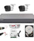 Hikvision 4K Full Hd 8MP Cctv Combo With 4 Channel Dvr with 2 Bullet Camera