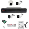 CP Plus Full Hd 5MP Cameras 4 Channel Hd Dvr Combo Kit 1 Dome & 3 Bullet Camera
