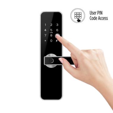 Ozone Digital Fingerprint Door Locks Model OZ-FDL-02 BL Std Morphy BT M