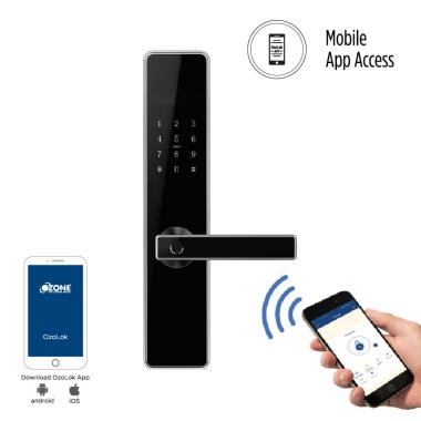 Ozone Digital Door Locks Model OZ-FDL-01 BL Std Morphy BT Plus