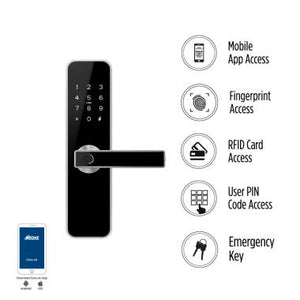 Ozone Digital Fingerprint Door Locks Model OZ-FDL-02 BL Std Morphy BT M
