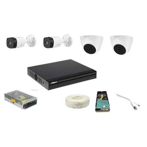 Dahua Full Hd 2MP Cameras Combo Kit With 4 Channel Hd Dvr with 2 Dome & 2 Bullet Camera