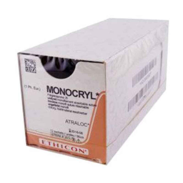 Ethicon W3650 12 Pcs 3-0 Undyed Monocryl Poliglecaprone 25 Suture Box, Size: 70 cm