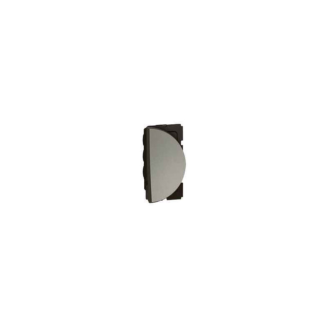 Legrand Arteor 6A 1 Way Round Magnesium Push Button (Middle), 5733 60 (Pack of 20)