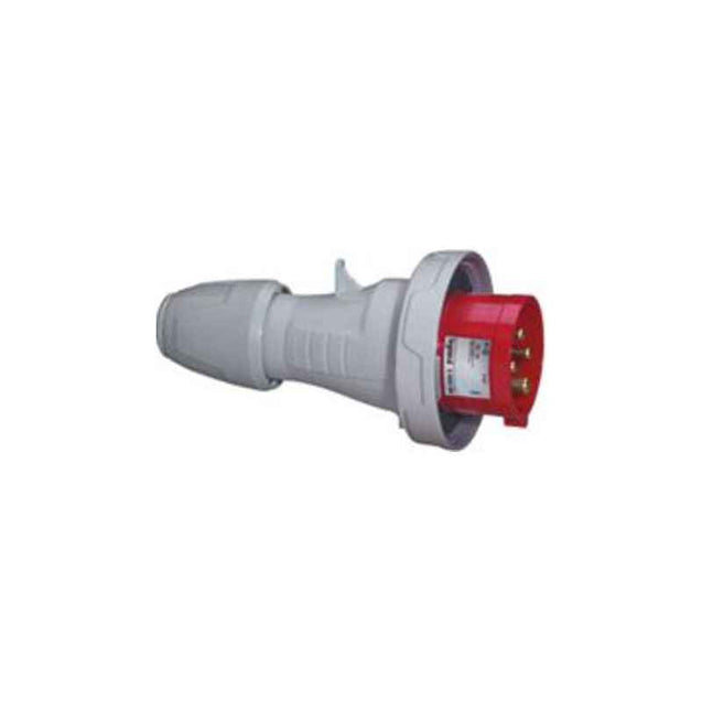 Legrand P17 Tempra Pro 3P+E 16 A Low Voltage Straight Plug, 5551 28 (Pack of 10)