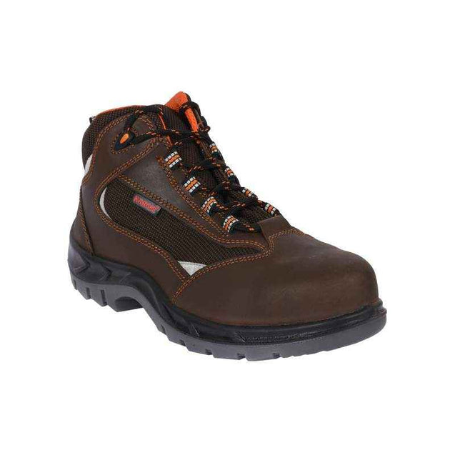 Karam FS 65 Steel Toe Brown Sports Safety Shoes
