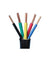 RISTACAB 1.5 Sqmm 5 Core 100m Black PVC Flexible Industrial Cables