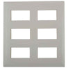 Legrand Mylinc 18M White Plate, 6755 78 (Pack of 10)
