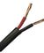 RISTACAB 0.75 Sqmm 2 Core 100m Black PVC Round Flexible Cable