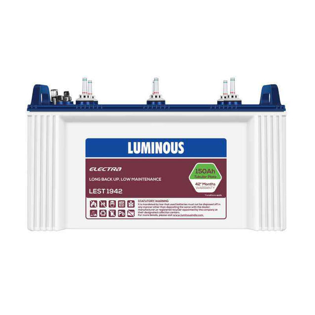 Luminous Electra 150Ah Tubular Battery, LEST 1942