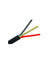RISTACAB 0.75 Sqmm 3 Core 100m Black PVC Round Flexible Cable