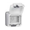 Legrand Arteor Grey Plexo Box And Adaptor With Transparent Flap, 6846 38
