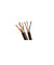 RISTACAB 100 m PVC Insulated and PVC Sheathed Copper Round Flexible Cable 3 Core, Size: 6 sq mm