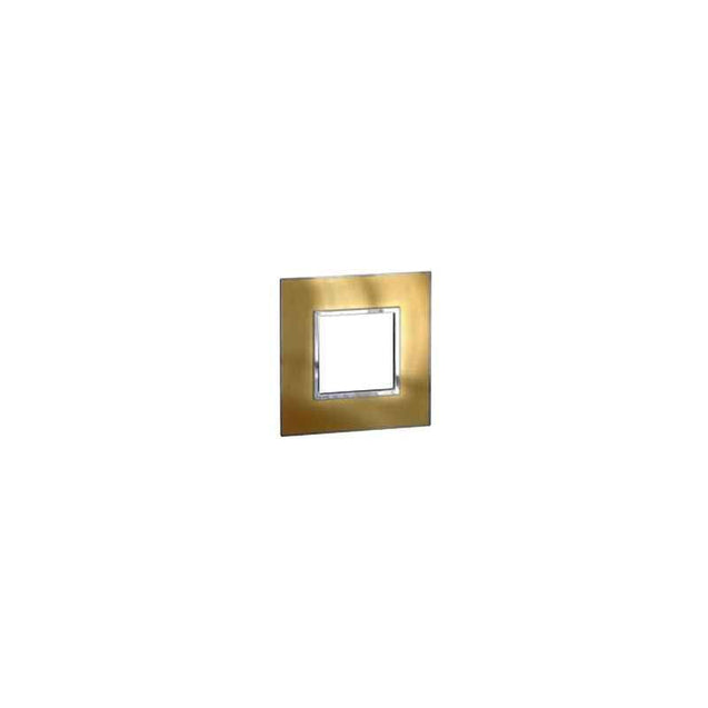 Legrand Arteor 2 Module Wood Light Oak Square Cover Plate With Frame, 5763 19