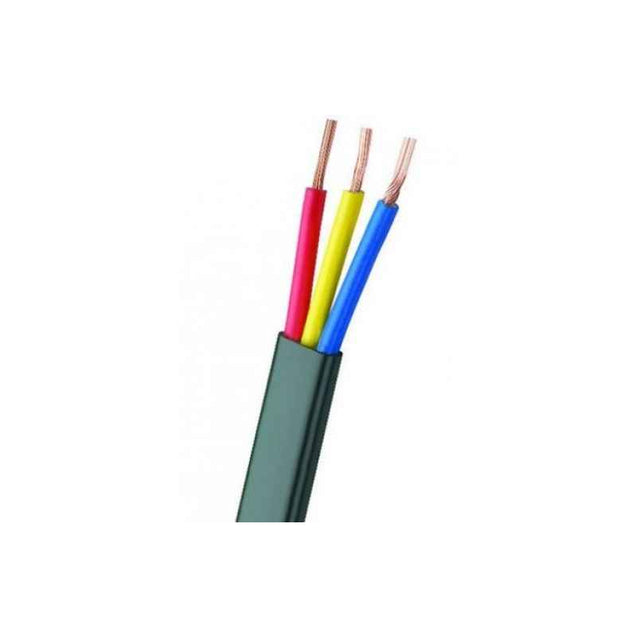 RISTACAB 35 Sqmm 3 Core 100m Black PVC Sheathed Submersible Flat Cable