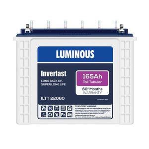 Luminous Inverlast 165Ah Tubular Battery, ILTT 22060
