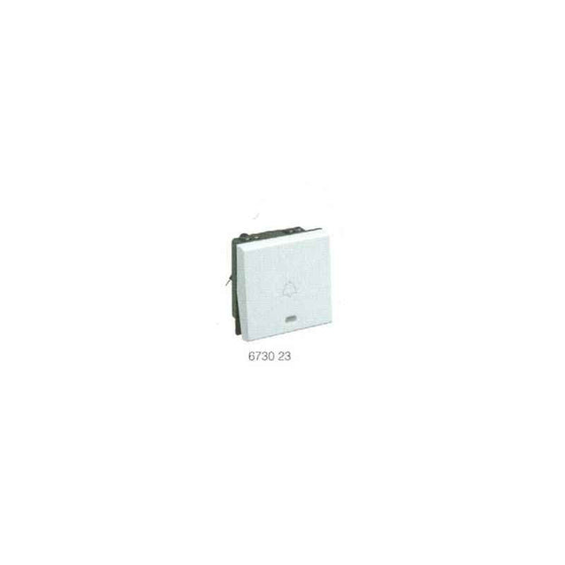 Legrand Myrius 6A 2M Bell Push With Indicator, 6730 23 (Pack of 10)